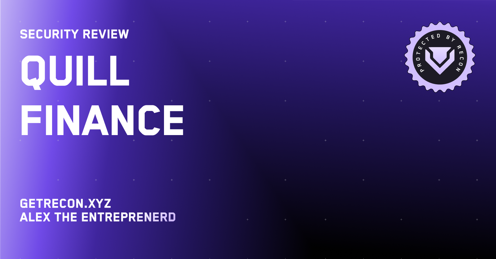 Quill Finance Security Review